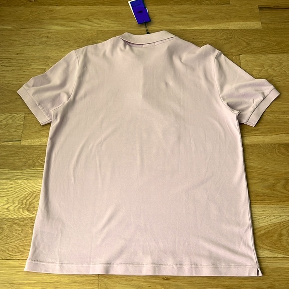 NWT Authentic Lacoste unisex polo. Size 6 (XL). Short sleeve. Pink. 100% Cotton. - Picture 3 of 8